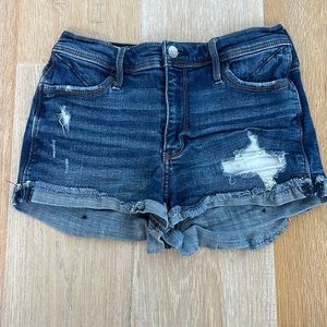 Women's High rise jean shorts